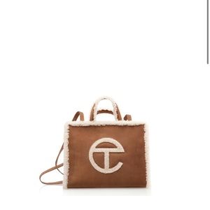 🚨SOLD OUT🚨 NEW UGG x TELFAR MEDIUM SHOPPING BAG- CHESTNUT